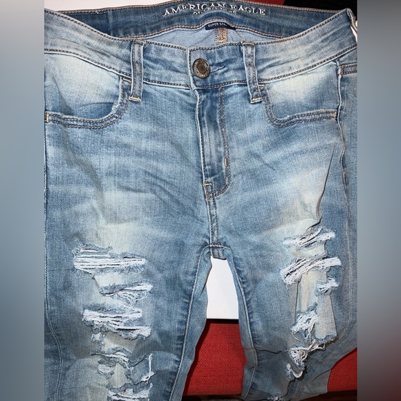 american eagle super stretchy jeggings - size 6 - Picture 1 of 4